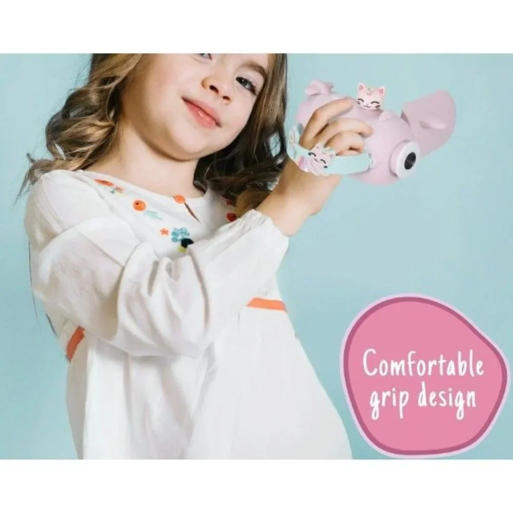 Vivitar Kidztech Camcorder for Kids, Pink Kitticorn Digital Video Camera